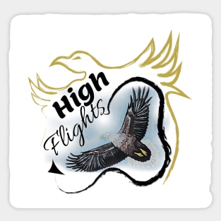 A proud eagle Sticker